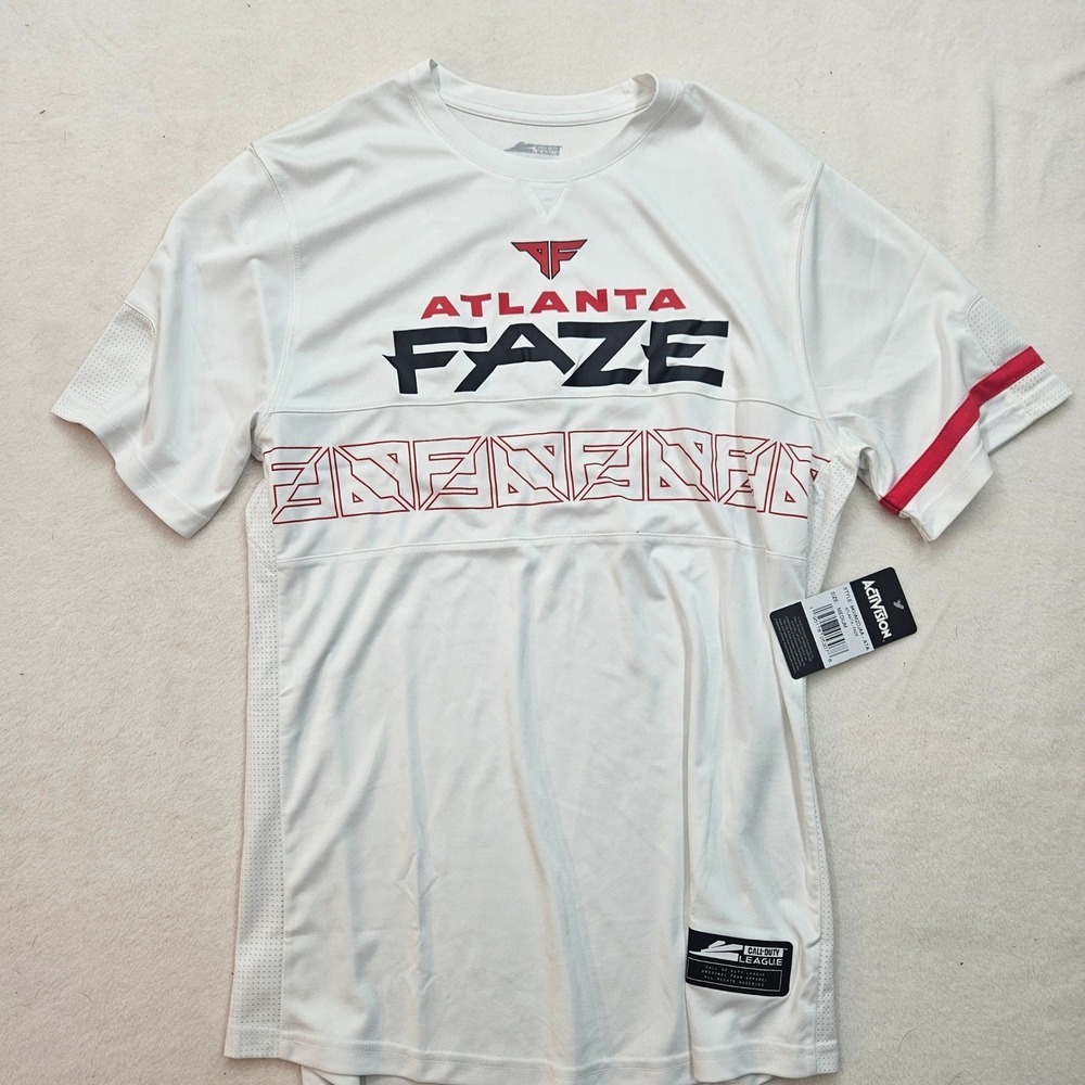 Activision Call of Duty League Atlanta FaZe Jersey Mens Medium White New Esports